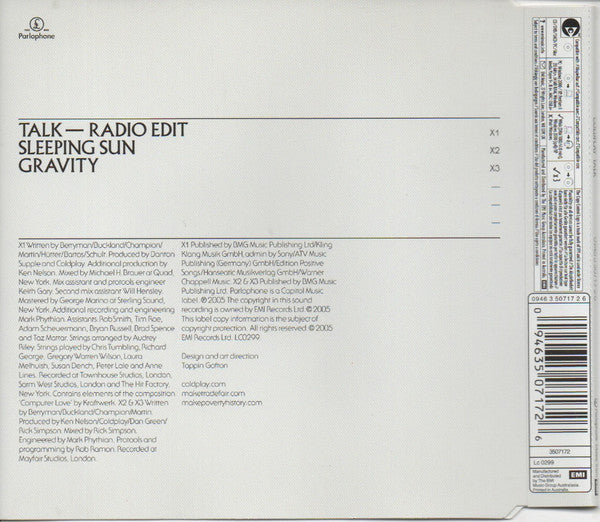 Coldplay : Talk (CD, Single, Copy Prot.)