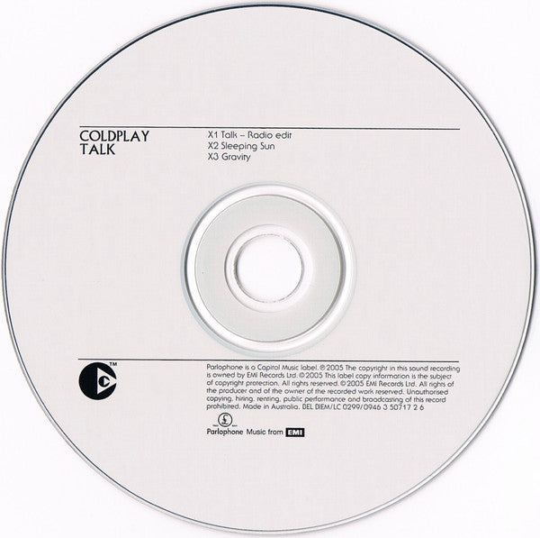 Coldplay : Talk (CD, Single, Copy Prot.)