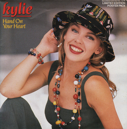 Kylie* : Hand On Your Heart (7", Single, Ltd, Pos)