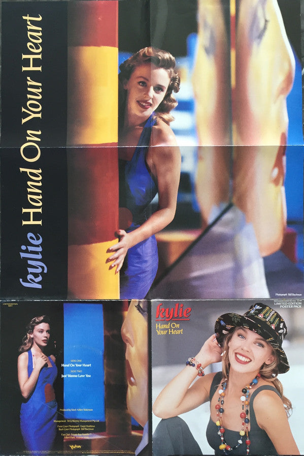 Kylie* : Hand On Your Heart (7", Single, Ltd, Pos)