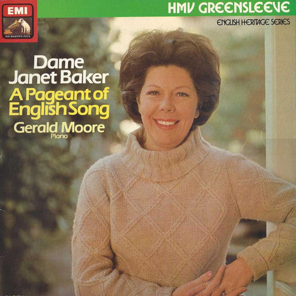 Janet Baker, Gerald Moore : A Pageant Of English Song (LP, RE)