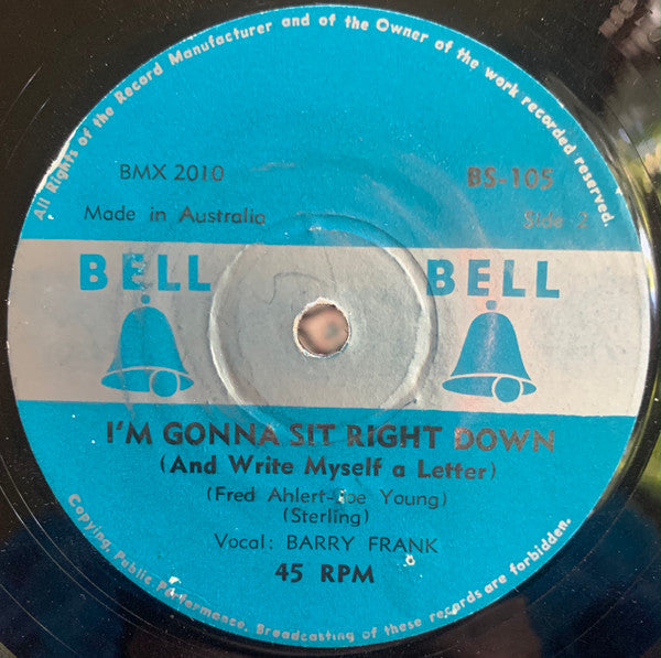 Michael Stewart Quartet / Barry Frank : Around The World / I'm Gonna Sit Right Down (And Write Myself A Letter) (7", Single)