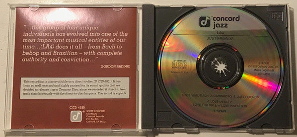 LA4 : Just Friends (CD, Album, RE)