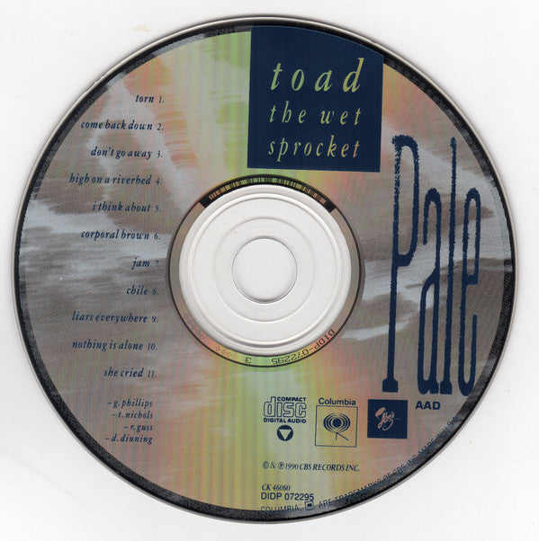 Toad The Wet Sprocket : Pale (CD, Album)
