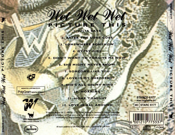 Wet Wet Wet : Picture This (CD, Album)