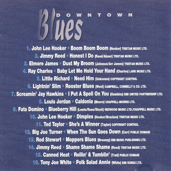 Various : Downtown Blues (CD, Comp)