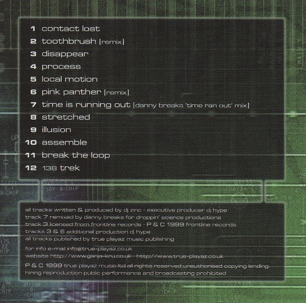 DJ Zinc : Beats By Design EP (CD, EP, Mixed)
