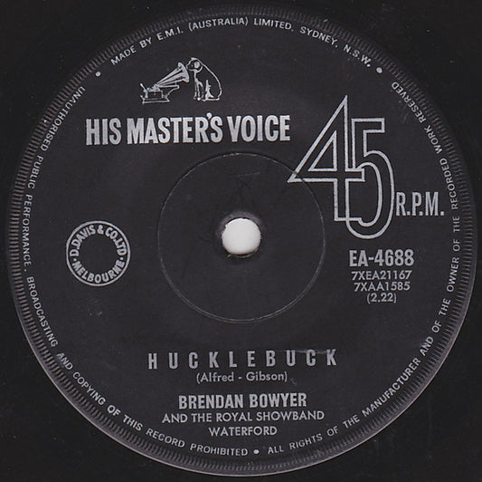 Brendan Bowyer And The Royal Showband Waterford : Hucklebuck (7")