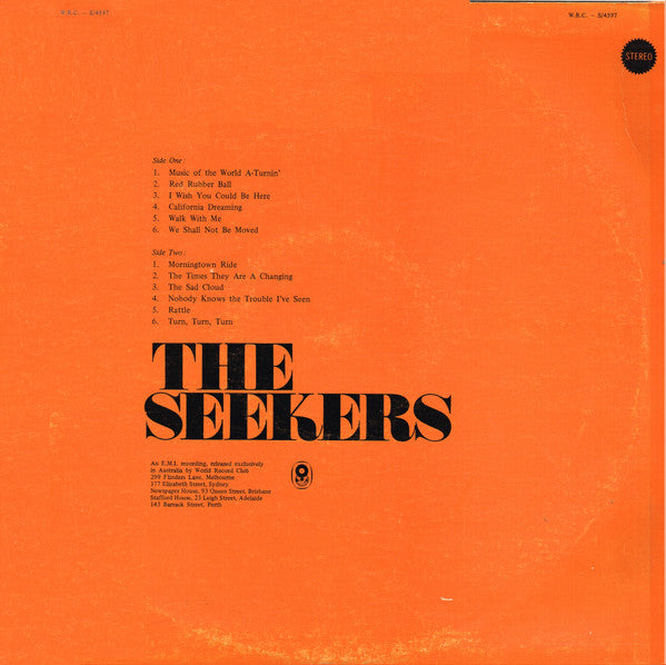 The Seekers : The Seekers (LP, Comp, Club)