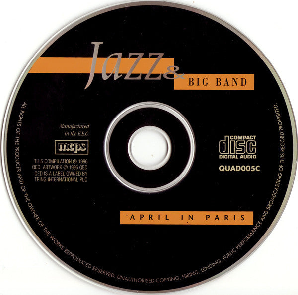 Various : Jazz & Big Band - April In Paris (CD, Comp)