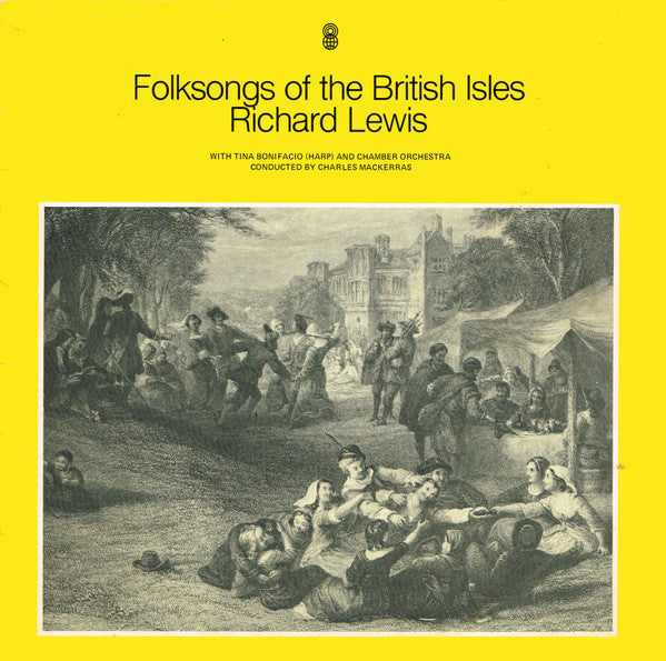 Richard Lewis (3) : Folksongs Of The British Isles (LP, Album, Mono, Club, RE)