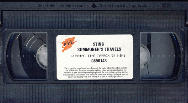 Sting : Summoner's Travels (VHS, PAL)