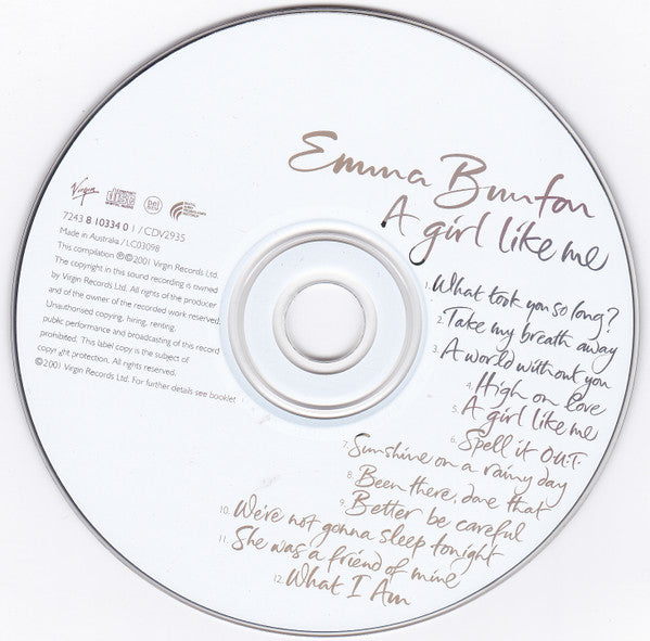 Emma Bunton : A Girl Like Me (CD, Album, Enh)