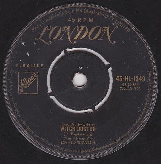 David Seville : Witch Doctor (7")