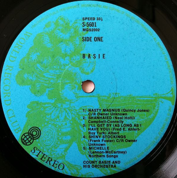 Count Basie Orchestra : Basie (LP, Comp, Club, Pin)