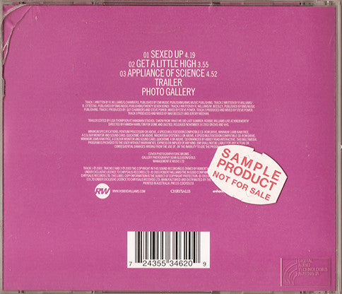 Robbie Williams : Sexed Up (CD, Maxi, Enh)