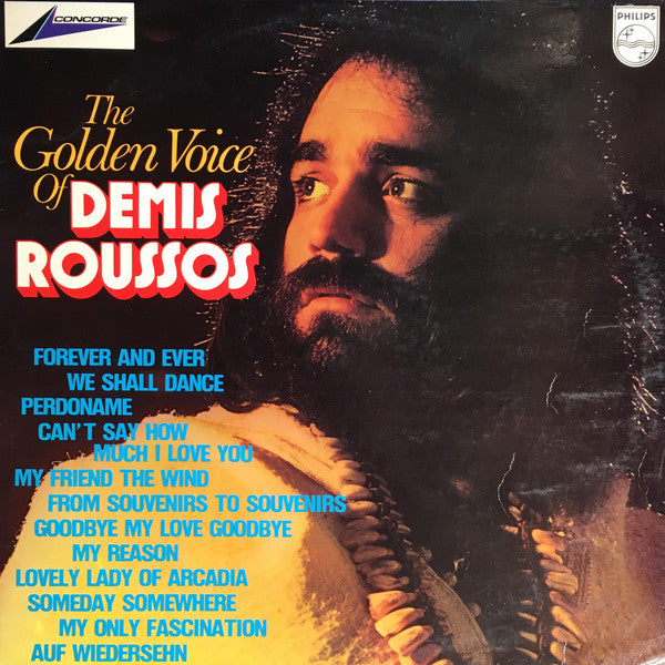 Demis Roussos : The Golden Voice Of Demis Roussos (LP, Comp)