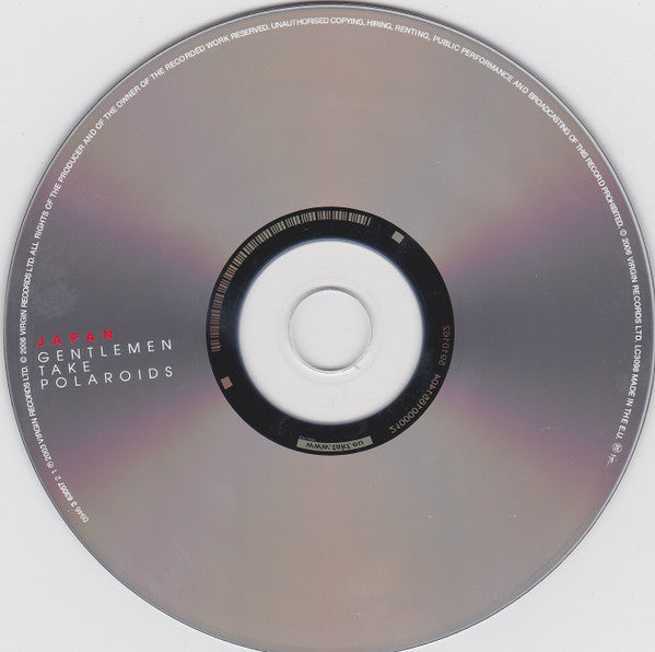 Japan : Gentlemen Take Polaroids (CD, Album, RE, RM, RP, Tak)