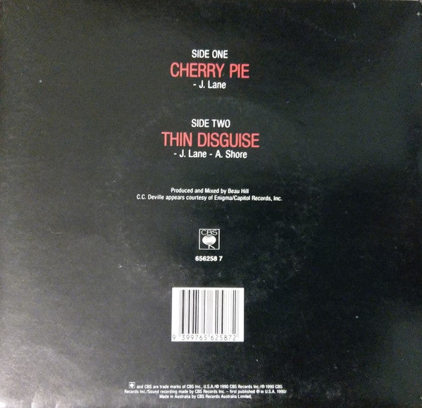 Warrant : Cherry Pie (7", Single)