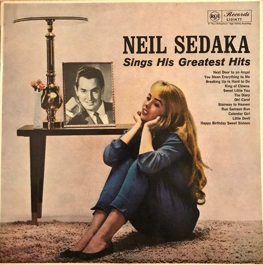 Neil Sedaka : Neil Sedaka Sings His Greatest Hits (LP, Comp, Mono)