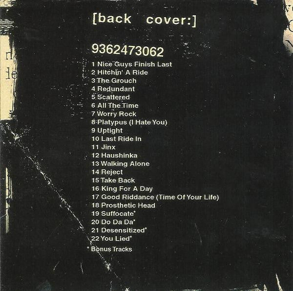 Green Day : Nimrod. (CD, Album, M/Print, RE)