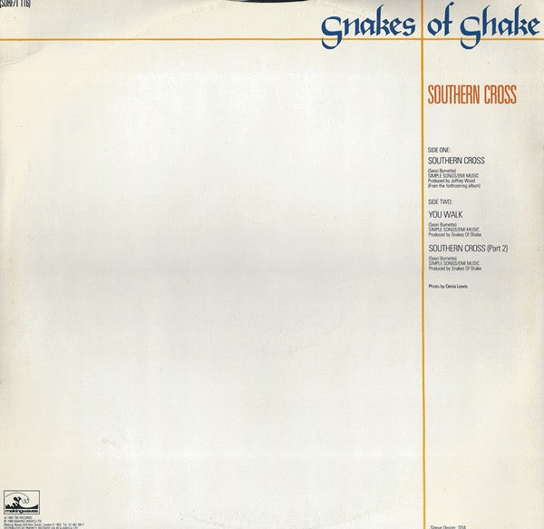 Snakes Of Shake : Southern Cross (12")