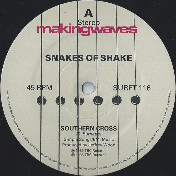 Snakes Of Shake : Southern Cross (12")