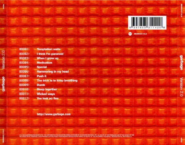 Garbage : Version 2.0 (CD, Album)