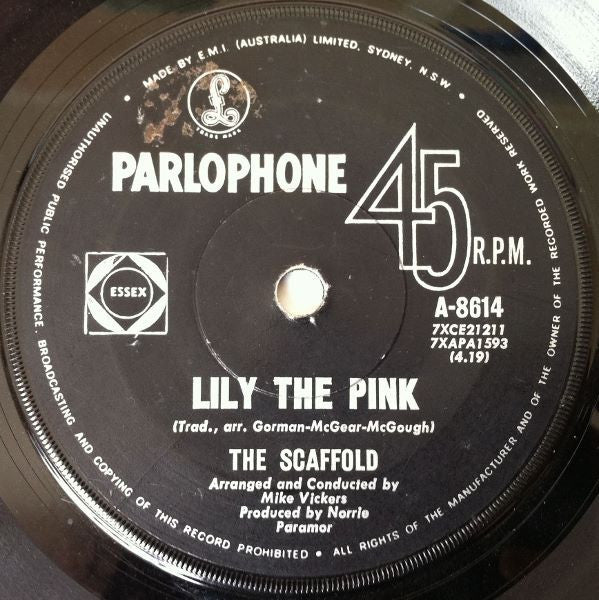 The Scaffold* : Lily The Pink (7", Single)
