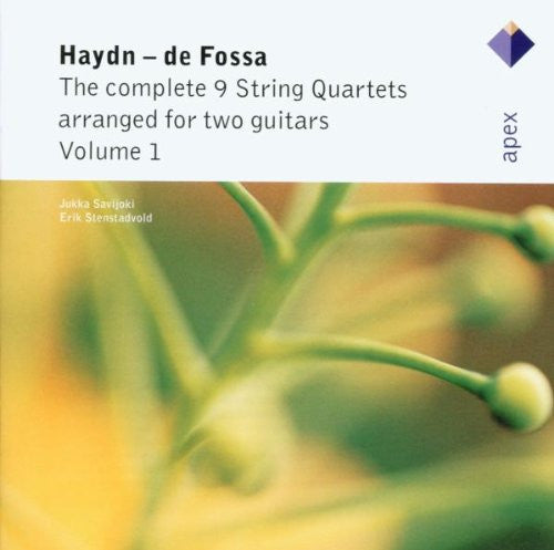 Haydn*, De Fossa* - Jukka Savijoki, Erik Stenstadvold : The Complete 9 String Quartets Arranged For Two Guitars, Volume 1 (CD, Album)