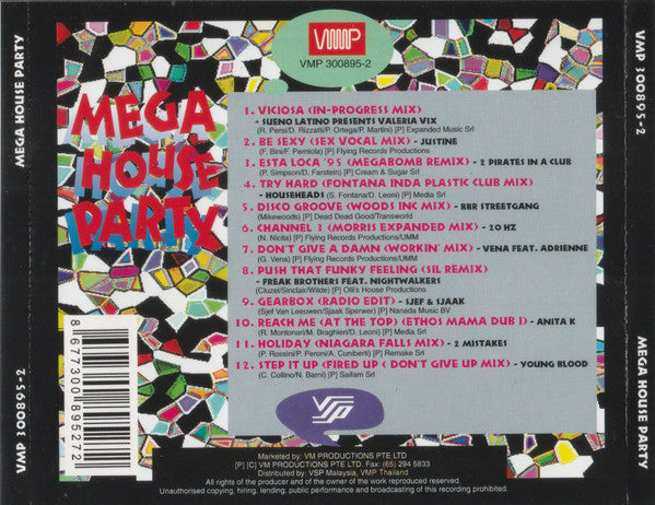 Various : Mega House Party (CD, Comp)