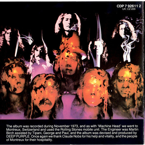 Deep Purple : Burn (CD, Album, RE)