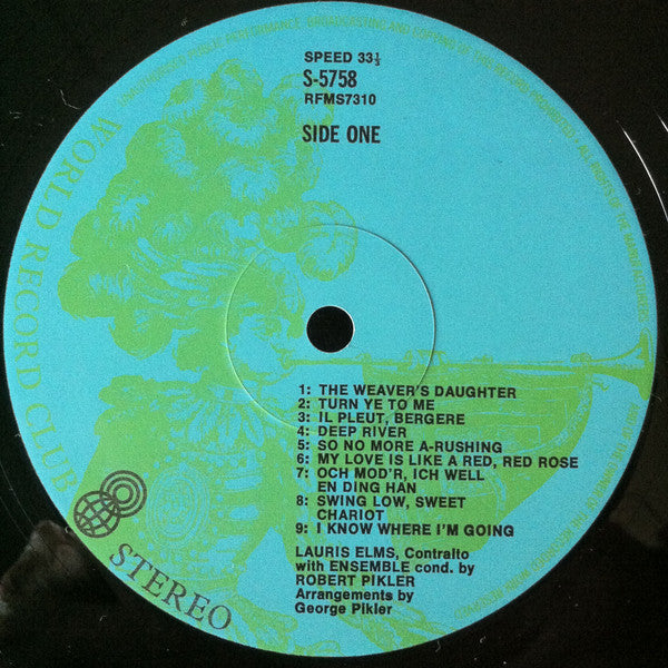 Lauris Elms : Songs And Ballads (LP, Album, Club)