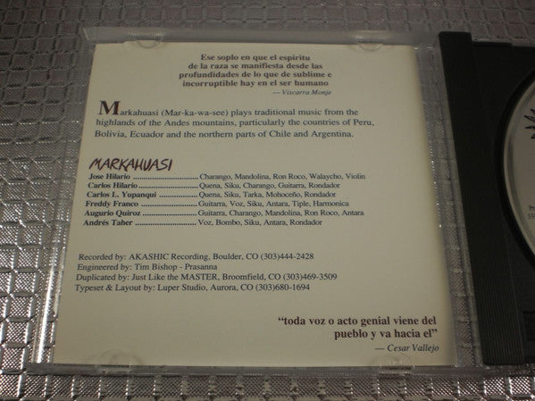 Markahuasi : Music From The Highlands Of South America (Peru, Bolivia, Ecuador) (Volume 3) (CD, Album)