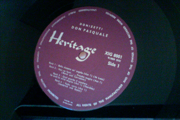 Gaetano Donizetti : Don Pasquale (LP, Album)