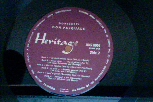 Gaetano Donizetti : Don Pasquale (LP, Album)