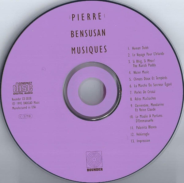 Pierre Bensusan : Musiques (CD, Album)