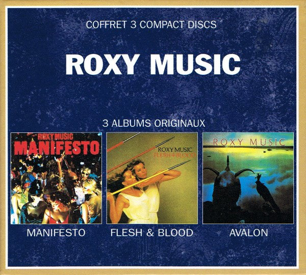 Roxy Music : Manifesto / Flesh & Blood / Avalon (CD, Album, RE + CD, Album, RE + CD, Album, RE + Bo)
