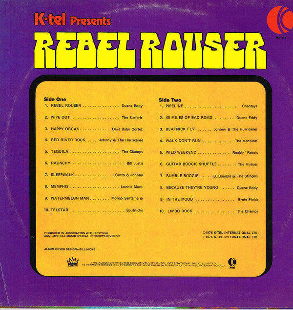 Various : Rebel Rouser (LP, Comp, Ltd)
