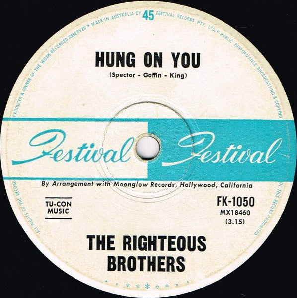 The Righteous Brothers : Unchained Melody  (7", Single)