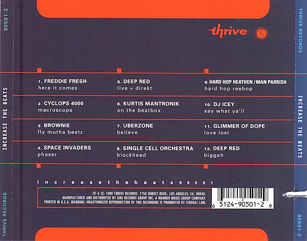 Various : Increase The Beats (Volume 1) (CD, Comp)
