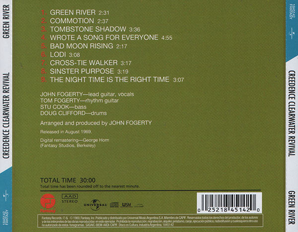 Creedence Clearwater Revival : Green River (CD, Album, RP)