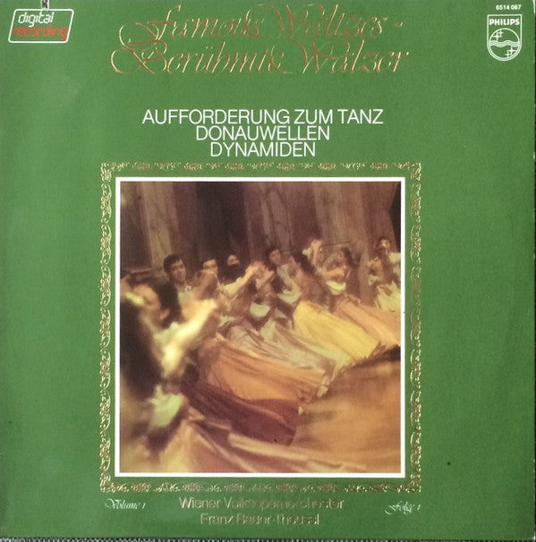 Wiener Volksopernorchester, Franz Bauer-Theussl : Famous Waltzes Volume 1 (LP)