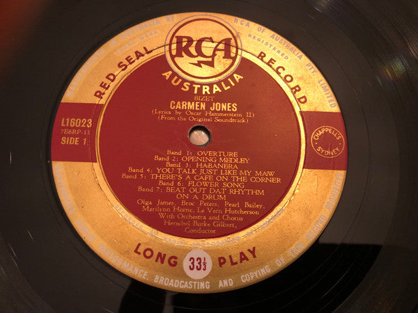 Georges Bizet : Carmen Jones (LP, Album, Mono)