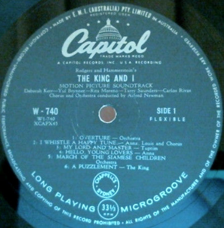 Rodgers And Hammerstein* : The King And I (LP, Mono)