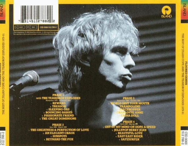 Julian Cope And The Teardrop Explodes : Floored Genius (The Best Of Julian Cope And The Teardrop Explodes 1979-91) (CD, Comp)