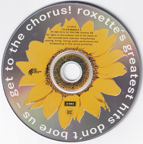 Roxette : Don't Bore Us - Get To The Chorus! (Roxette's Greatest Hits) (CD, Comp)