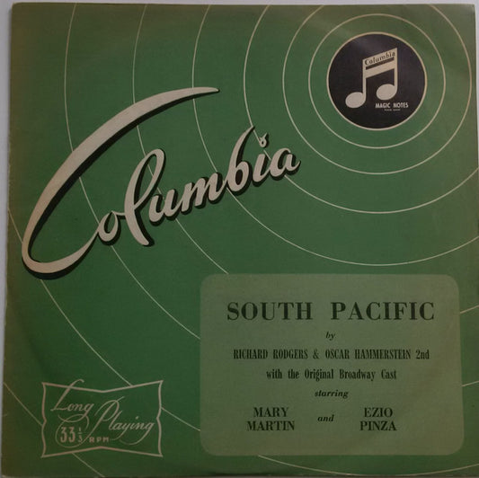 Rodgers & Hammerstein With "South Pacific" Original Broadway Cast Starring Mary Martin And Ezio Pinza : South Pacific (LP, Album)