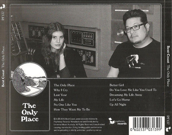 Best Coast : The Only Place (CD, Album, Bon)