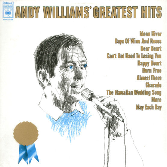 Andy Williams : Andy Williams' Greatest Hits (LP, Comp, RE, Sun)